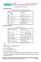 Chuyên đề luyện thi ptth lượng giác phần mũ và công thức loga cần nhớ
