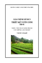 Giáo trình mô đun thiết kế vườn ươm