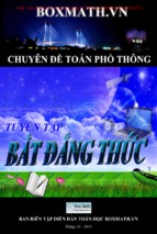 Tuyển tập bất đẳng thức