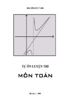 Tự ôn luyện thi môn toán   luyện thi đại học môn toán