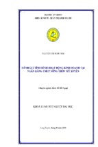 Luận văn đánh giá tình hình hoạt động kinh doanh tại ngân hàng tmcp nông thôn mỹ xuyên