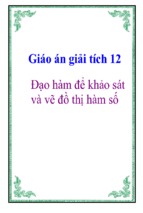 Giáo án giải tích 12