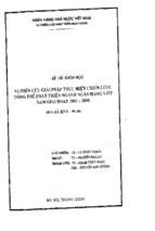 Nghiên cứu giải pháp thực hiện chiến lược tổng thể phát triển ngành ngân hàng việt nam giai đoạn 2001   2010   tài liệu, ebook, giáo trình