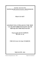 Giải pháp tăng cường quản lý thu thuế các doanh nghiệp ngoài quốc doanh trên địa bàn tỉnh thái nguyên.encrypted