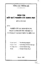 Nghiên cứu xác định nội dung phạm vi tính chỉ tiêu vốn đầu tư và tích lũy tài sản ở nước ta hiện nay