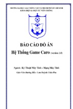 Hệ thống game caro (version 1.0)