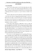 Khóa luận tốt nghiệp văn hóa du lịch xây dựng các sản phẩm du lịch liên quan đến cây lúa thái bình