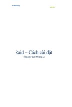 Cách cài đặt hệ thống raid