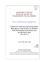 Nghiên cứu thiết kế, chế tạo hệ thống đồng bộ các thiết bị phục vụ mô hình nuôi tôm thương phẩm thâm canh qui mô trang trại