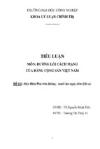 đề tài điện biên phủ trên không mười hai ngày đêm lịch sử