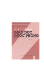 Bài giảng Giáo dục quốc phòng P1