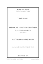 Văn học bắc kạn từ năm 1945 đến nay