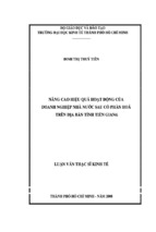 Luận văn thạc sĩ kinh tế nâng cao hiệu quả hoạt động của doanh nghiệp nhà nước sau cổ phần hóa trên địa bàn tỉnh tiền giang   tài liệu, ebook, giáo trình