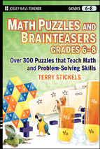 Math puzzles and brainteasers grades 8_6
