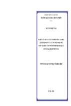 Nghiên cứu đề xuất các giải pháp nâng cao hiệu quả sử dụng đất của các tổ chức được nhà nước giao đất, cho thuê đất trên địa bàn quận hoàng mai, thành phố hà nội (tóm tắt)