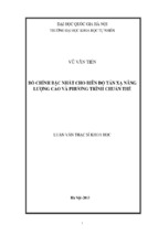 Bổ chính bậc nhất cho biên độ tán xạ năng lượng cao và phương trình chuẩn thế  (toàn văn)