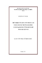 Thử nghiệm ứng dụng viễn thám và gis vào dự báo ngư trường khai thác cá ngừ đại dương ở vùng biển xa bờ trung bộ việt nam