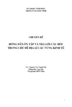 Skkn hướng dẫn ôn tập và trả lời câu hỏi trong chủ đề địa lý các vùng kinh tế trung tâm giáo dục thuowg xuyên vĩnh phúc