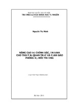 Nâng cao độ chính xác, ổn định cho thiết bị quan trắc và cảnh báo phóng xạ môi trường