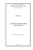 Giao thoa coulomb   hadron năng lượng cao