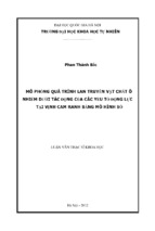 Mô phỏng quá trình lan truyền vật chất ô nhiễm dưới tác động của các yếu tố động lực tại vịnh cam ranh bằng mô hình số (2)