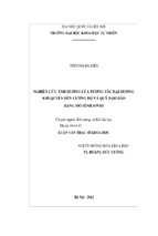 Nghiên cứu ảnh hưởng của tương tác đại dương khí quyển đến cường độ và quỹ đạo bão bằng mô hình hwrf