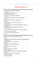 Bài tập viết lại câu  cô mai phương có key