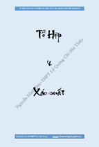 Tổ hợp xác suất- nguyễn minh đức