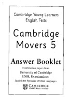 mover 5 answer key