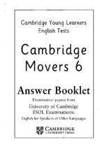 mover 6 answer key