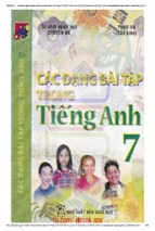 Các dạng bài tập trong tiếng anh 7 phan hà