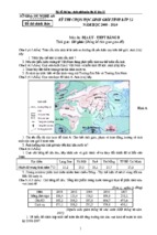 Bộ đề thi học sinh giỏi môn địa lý lớp 12