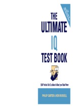 Ultimate iq test book test