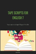 Tape script bài nghe tiếng anh 7 thí điểm