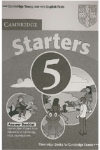 Starters 5 answer booklet