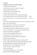 Nội dung bồi dưỡng tiếng anh lớp 9