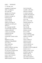 Từ vựng và ngữ pháp tiếng anh lớp 11 đầy đủ