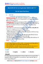 Bí quyết làm bài thi THPT tiếng anh trước giờ G