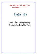 Thiết kế hệ thống chuông truyền lệnh trên tàu thủy