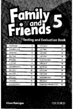 Family and friends 5 testing and evaluation book