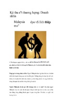 Kỹ thuật thương lượng  doanh nhân malaysia mộ đạo và lịch thiệp
