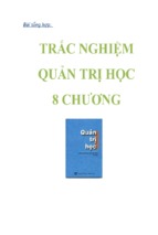 680 câu hỏi trắc nghiệm quản trị học full 8 chương