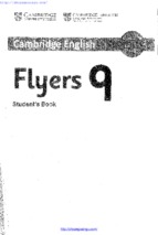 Flyers 9 student book