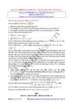 Tuyển tập 50 đề thi thử kì thi THPT quốc gia môn Toán 2016 (có lời giải chi tiết)