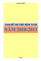 1000 đề thi thử môn toán phần 2