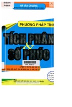 Phương pháp tính tích phân và số phức phần 1