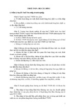 Bộ câu hỏi về thuế thu nhập doanh nghiệp