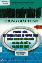 Phương pháp hàm số trong giải toán