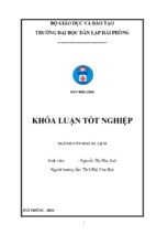 Khóa luận đề xuất các giải pháp góp phần bảo tồn và phát triển “thăng long tứ trấn” thành sản phẩm du lịch đặc thù của hà nội