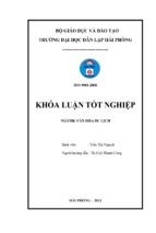 Khóa luận một số giải pháp nhằm nâng cao chất lượng chương trình du lịch tại công ty lữ hành hanoitourist